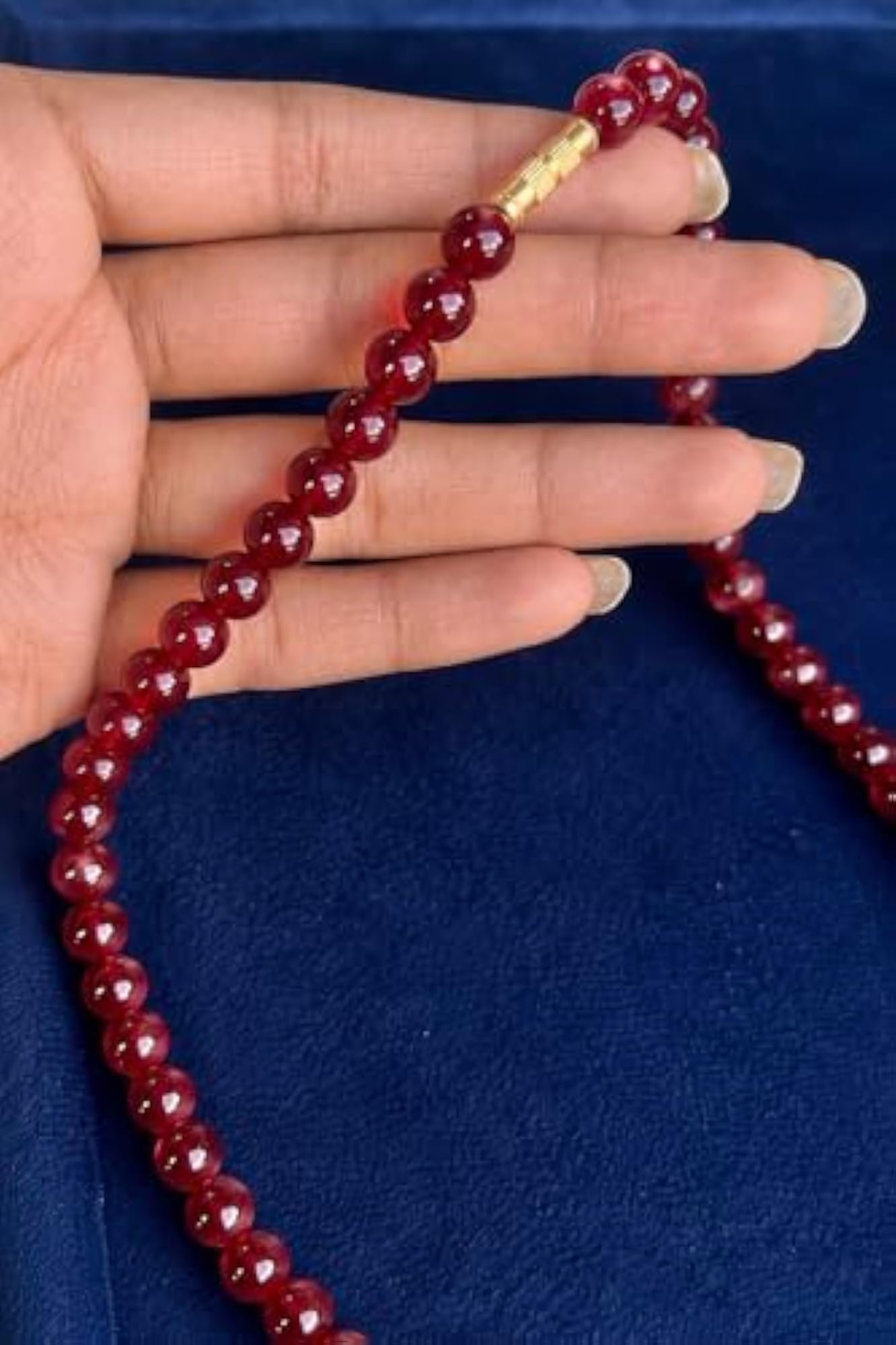 Women's Premium Pearl Moti Mala Necklace, 22 Inch